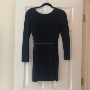Zara long sleeve fitted dress